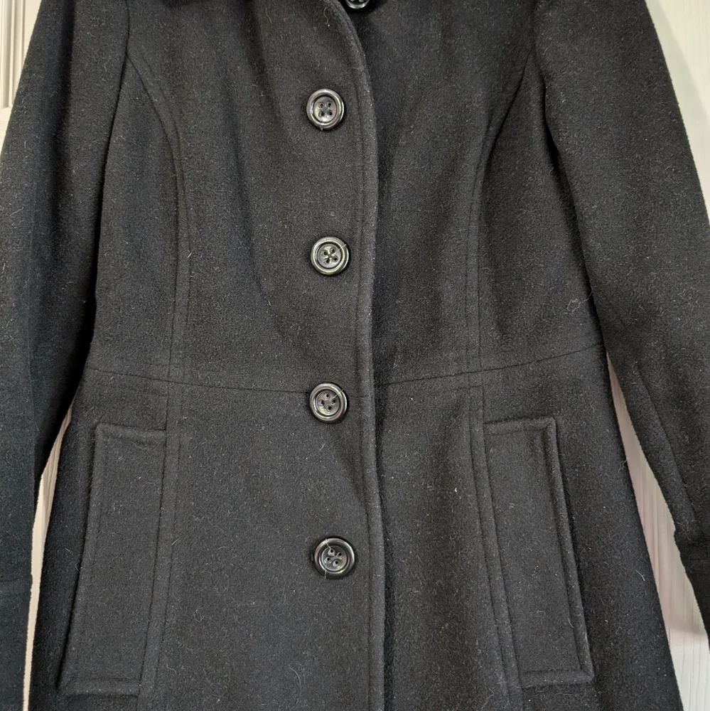 London Fog Women's Single Breasted Peacoat Size S - Picture 2 of 7